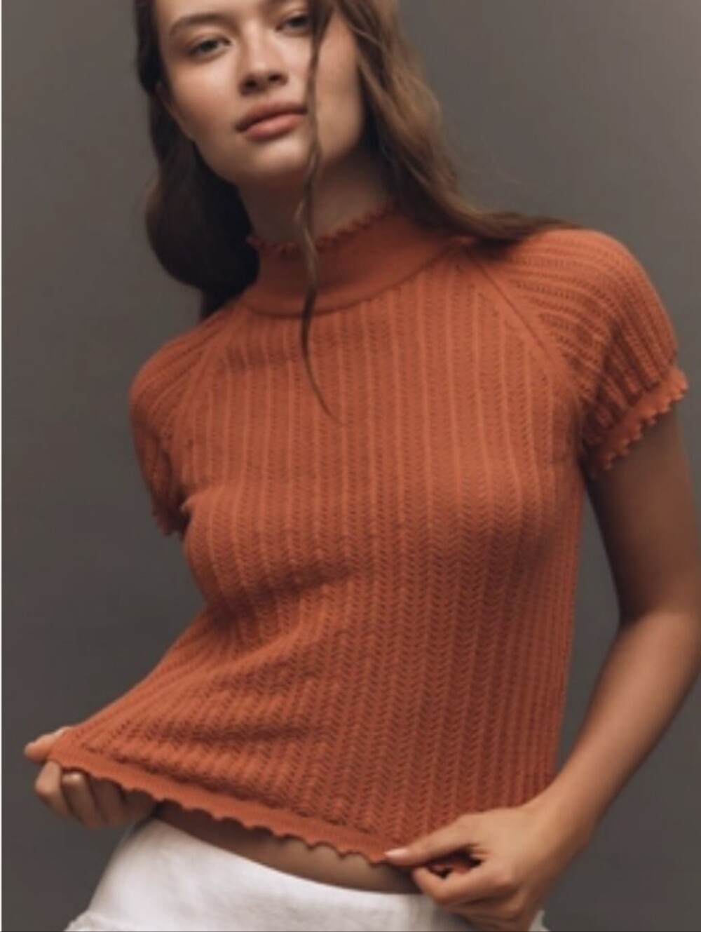 NWT Anthropologie Mock Neck Sweater